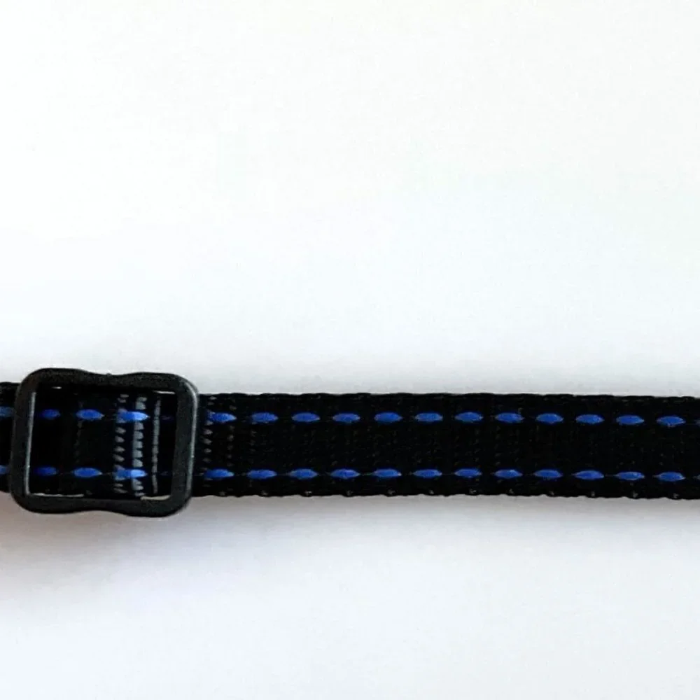 2 PACK ADJUSTABLE QUICK RELEASE DOG COLLAR BLUE